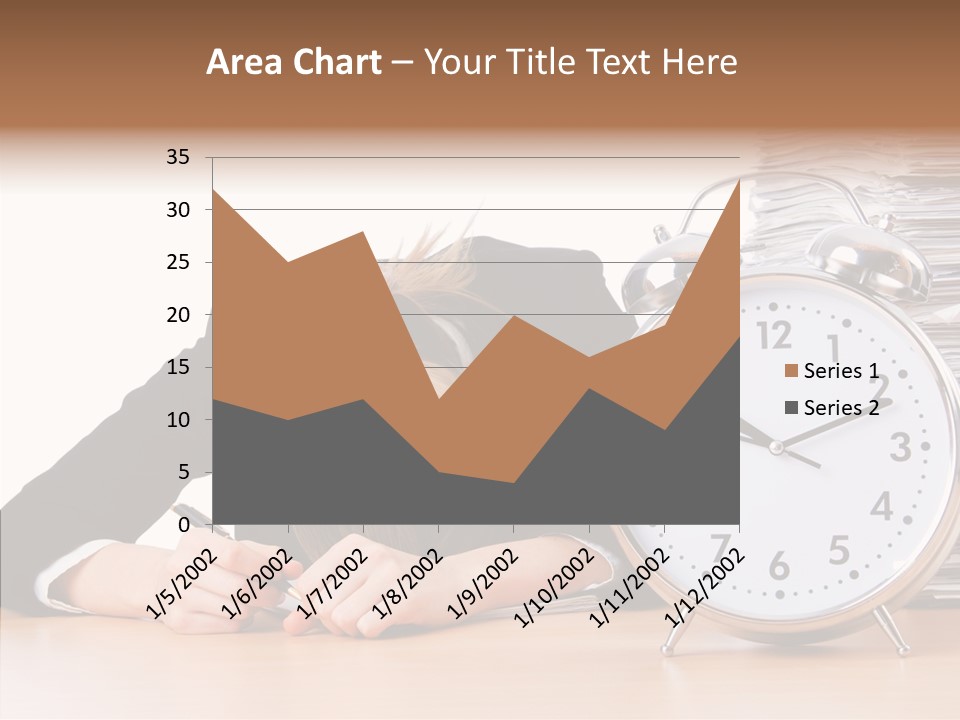 Work Late Person PowerPoint Template