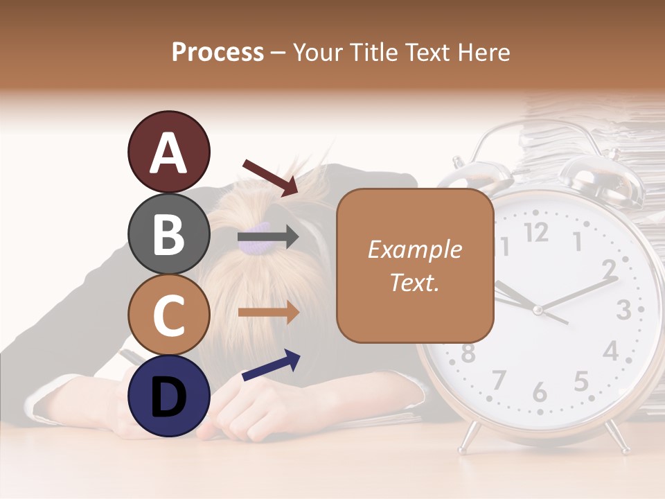 Work Late Person PowerPoint Template