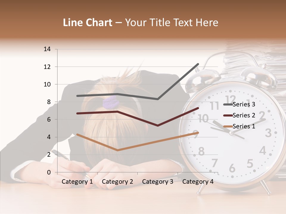 Work Late Person PowerPoint Template
