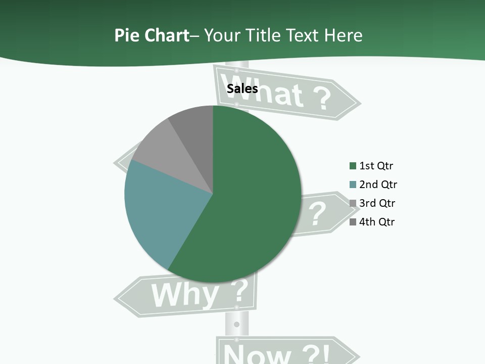 Problem Strategy Road PowerPoint Template