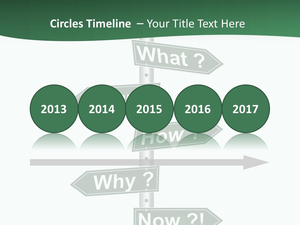 Problem Strategy Road PowerPoint Template