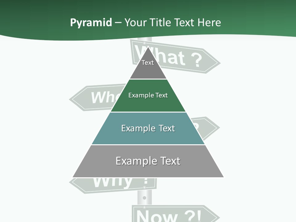 Problem Strategy Road PowerPoint Template