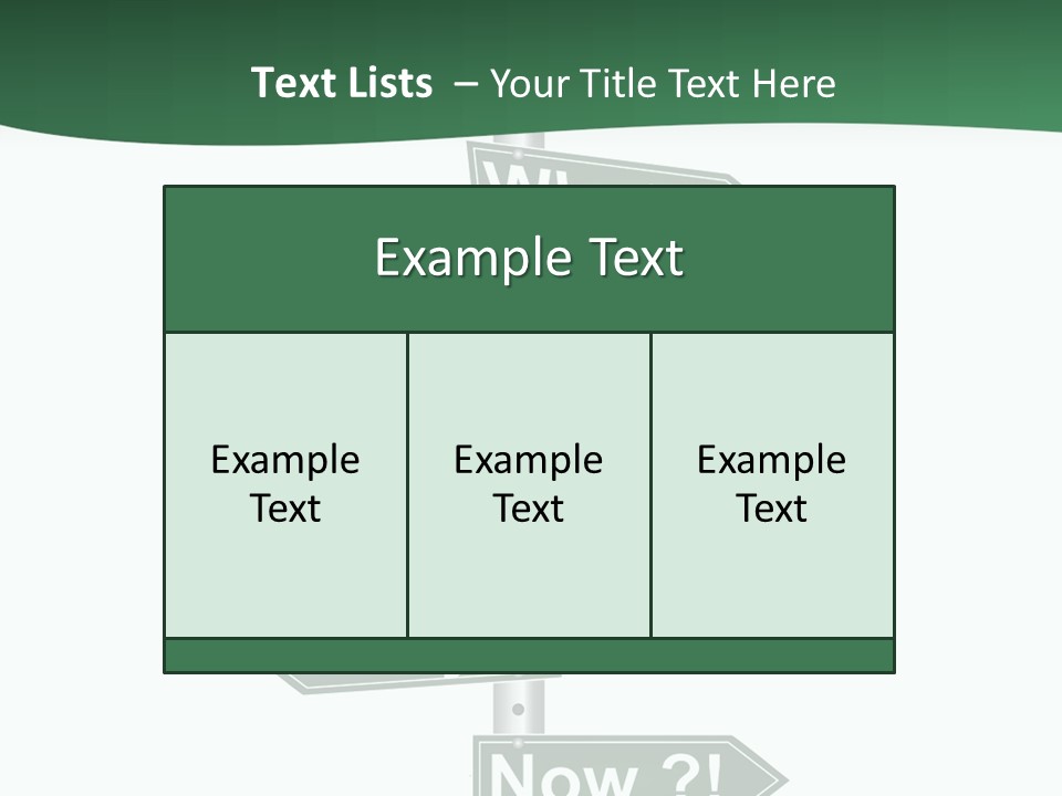 Problem Strategy Road PowerPoint Template