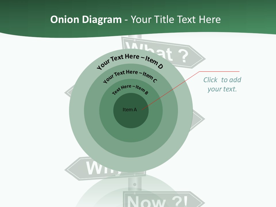 Problem Strategy Road PowerPoint Template