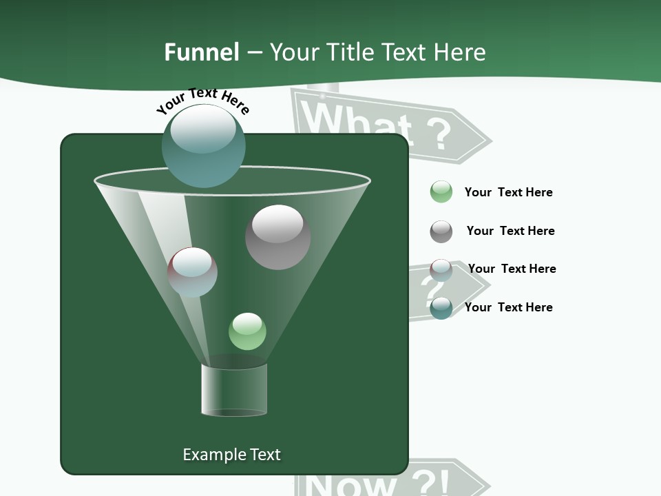 Problem Strategy Road PowerPoint Template