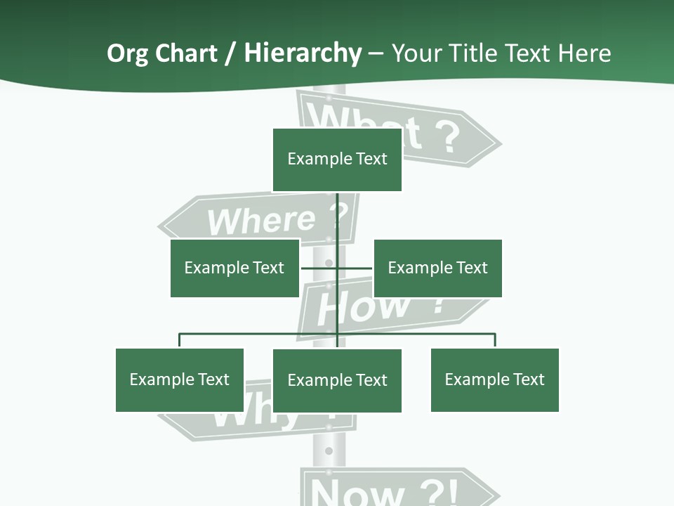 Problem Strategy Road PowerPoint Template