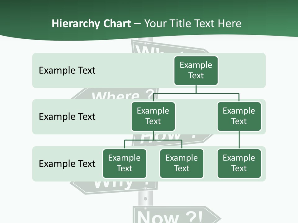 Problem Strategy Road PowerPoint Template
