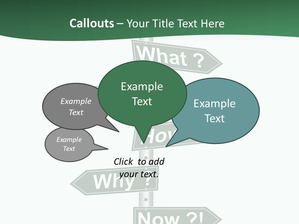 Problem Strategy Road PowerPoint Template