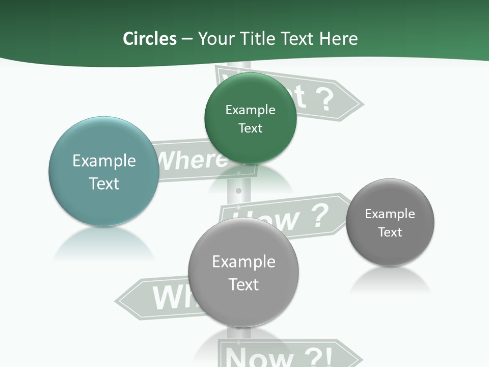 Problem Strategy Road PowerPoint Template