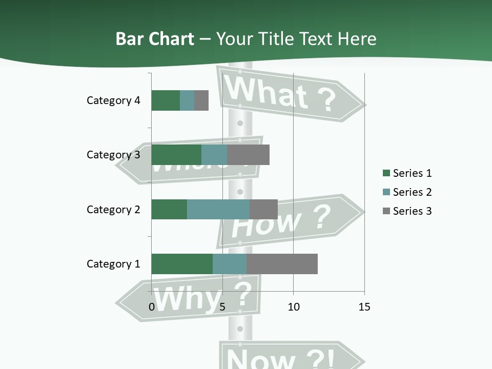 Problem Strategy Road PowerPoint Template