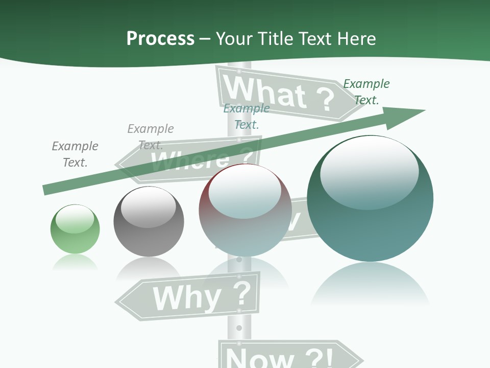 Problem Strategy Road PowerPoint Template