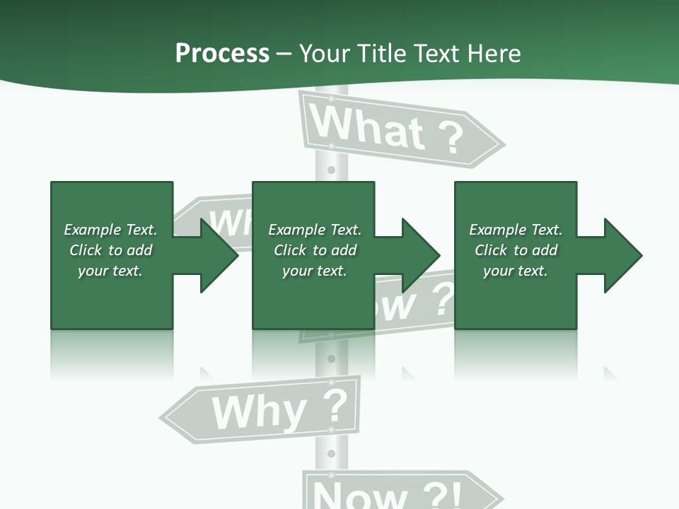Problem Strategy Road PowerPoint Template