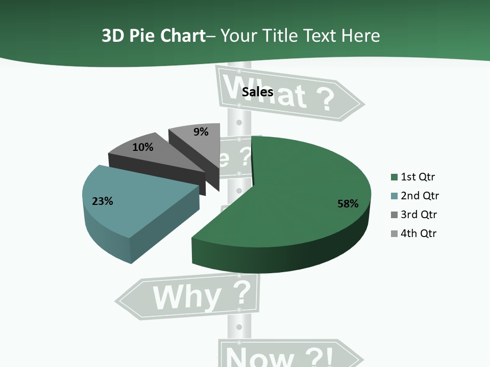 Problem Strategy Road PowerPoint Template