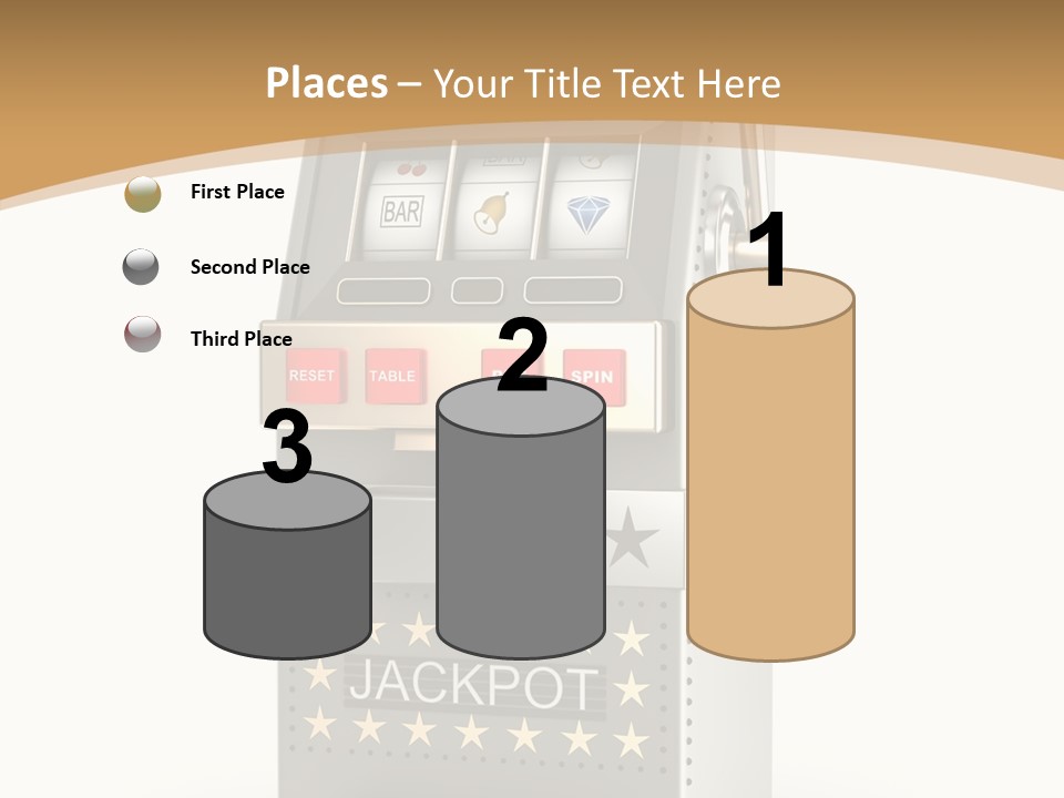 Gamble White Background PowerPoint Template