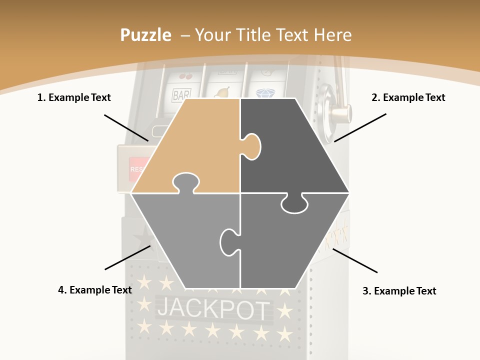 Gamble White Background PowerPoint Template