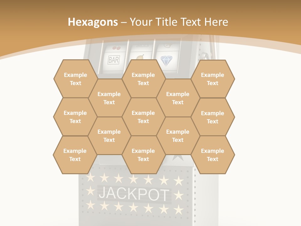 Gamble White Background PowerPoint Template