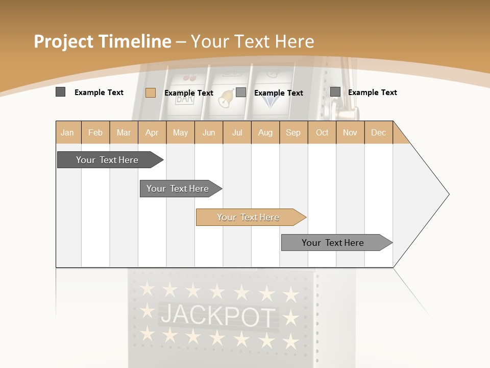 Gamble White Background PowerPoint Template