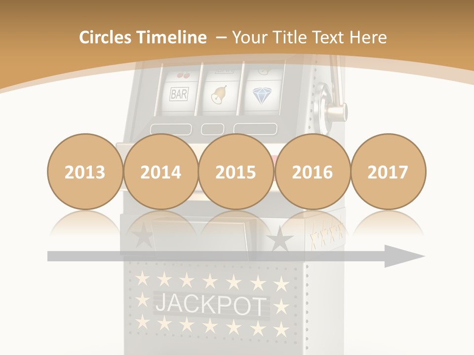 Gamble White Background PowerPoint Template