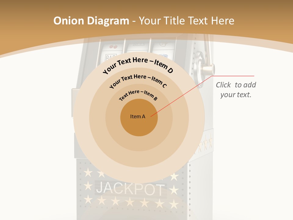 Gamble White Background PowerPoint Template