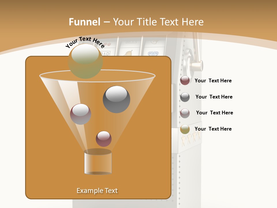 Gamble White Background PowerPoint Template