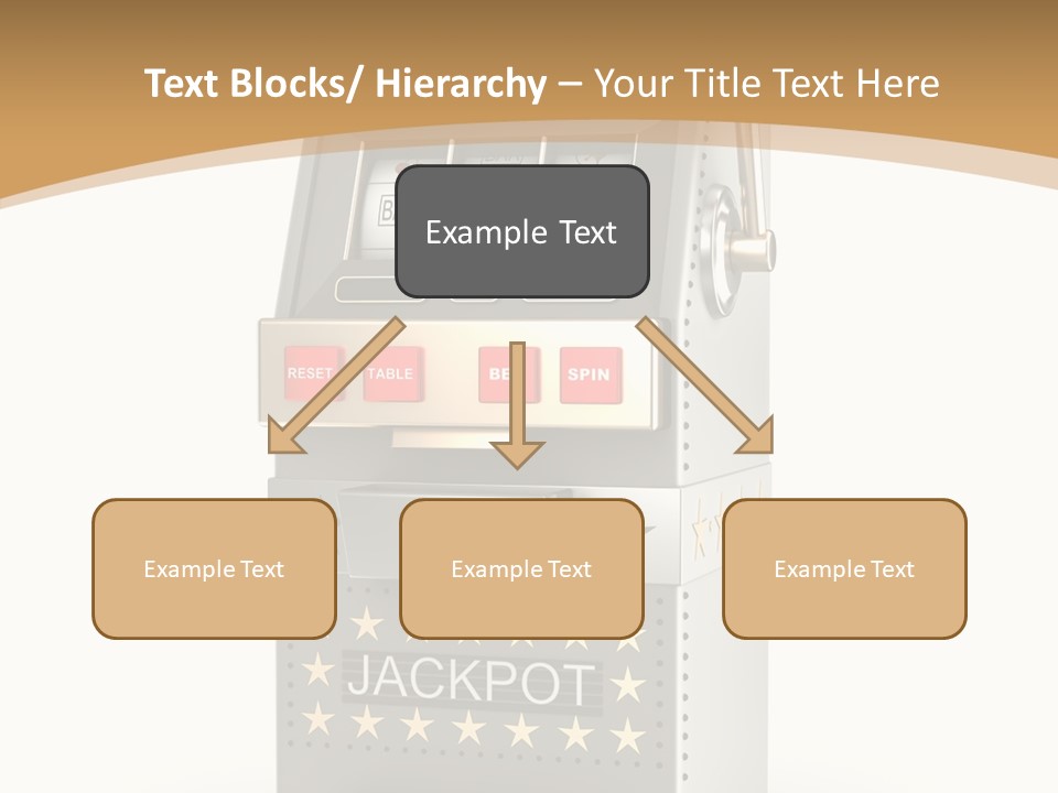 Gamble White Background PowerPoint Template