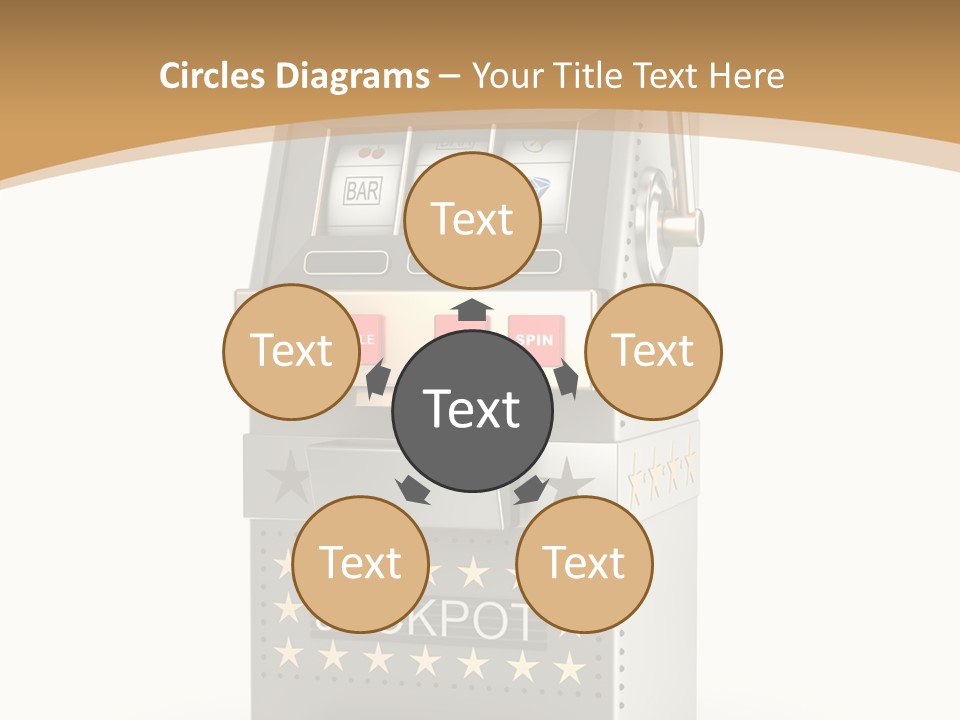 Gamble White Background PowerPoint Template