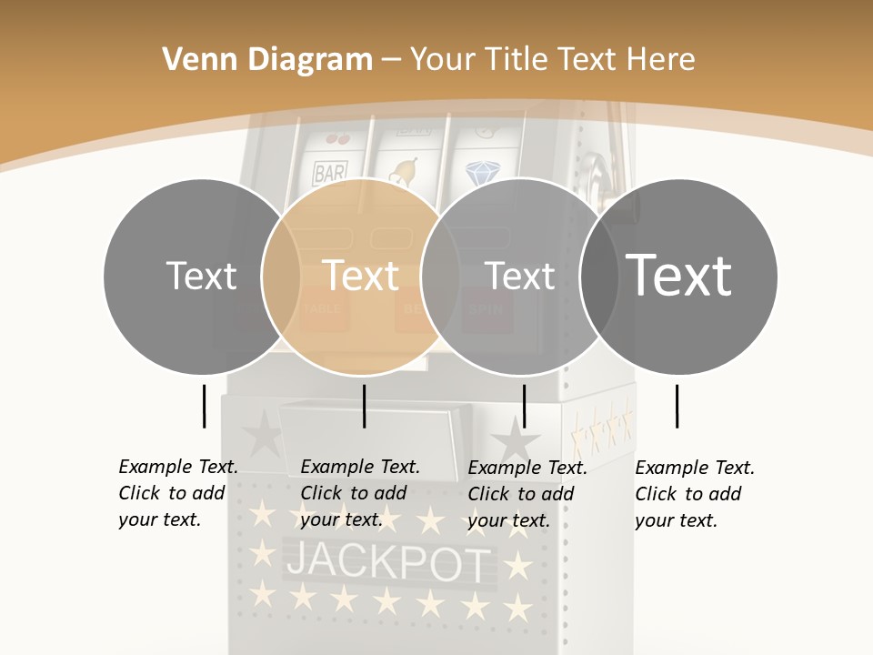 Gamble White Background PowerPoint Template