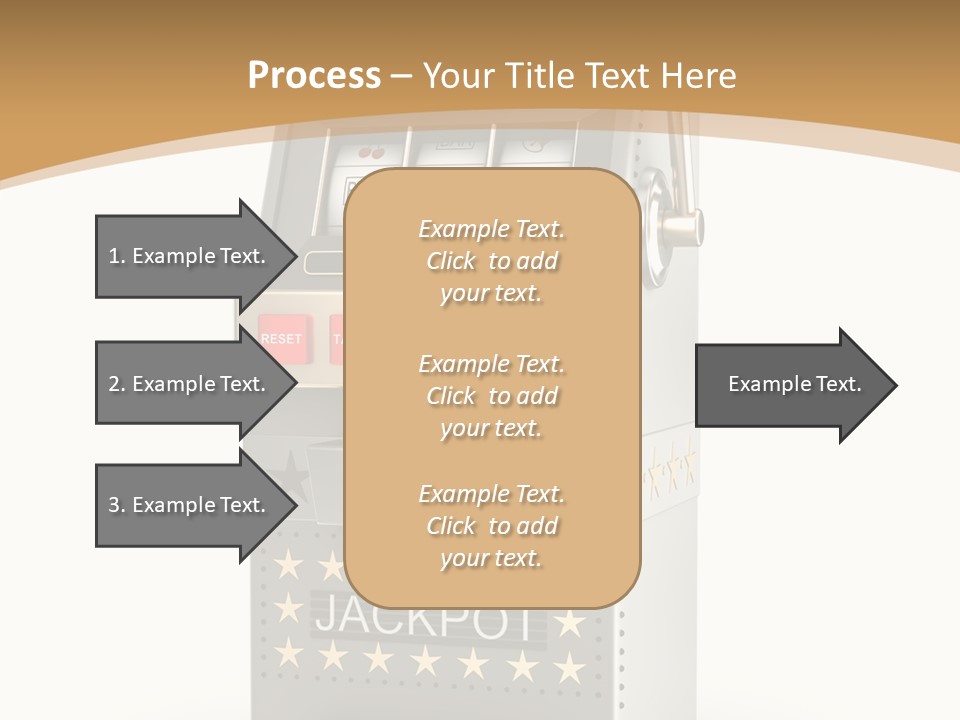Gamble White Background PowerPoint Template