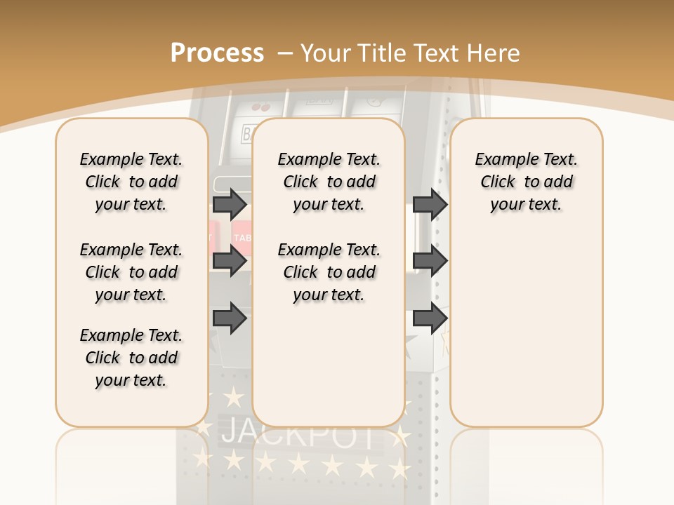 Gamble White Background PowerPoint Template