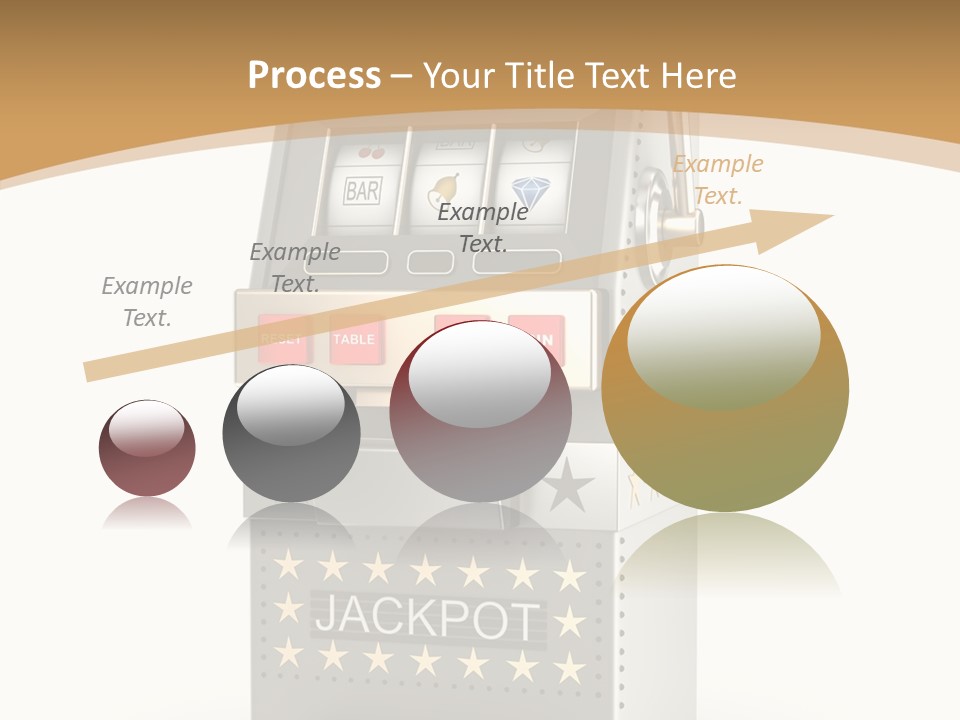 Gamble White Background PowerPoint Template