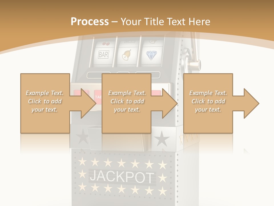 Gamble White Background PowerPoint Template