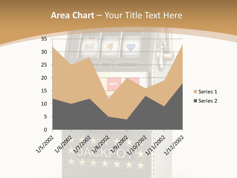 Gamble White Background PowerPoint Template