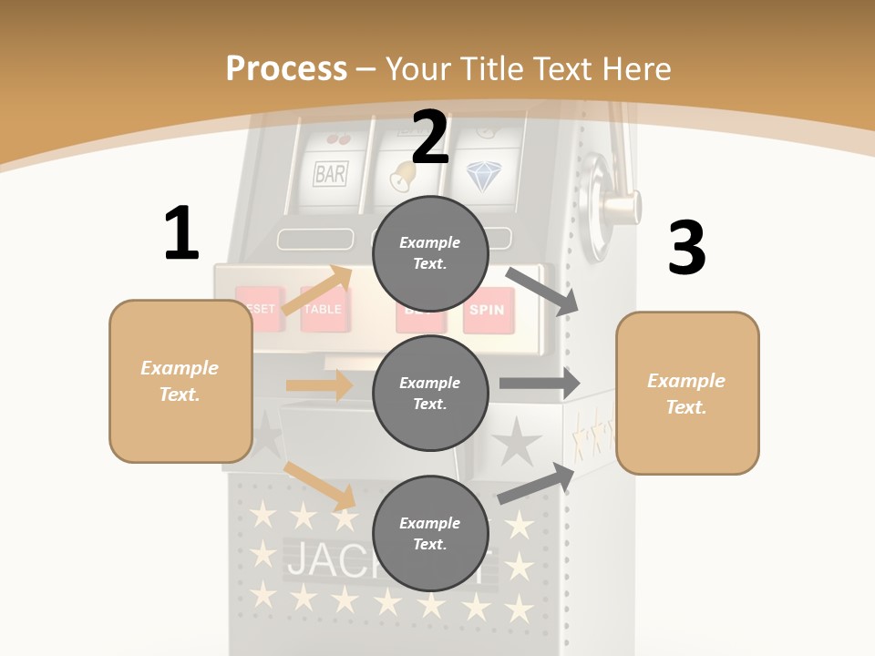 Gamble White Background PowerPoint Template