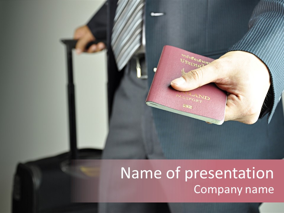 Security Male Board PowerPoint Template