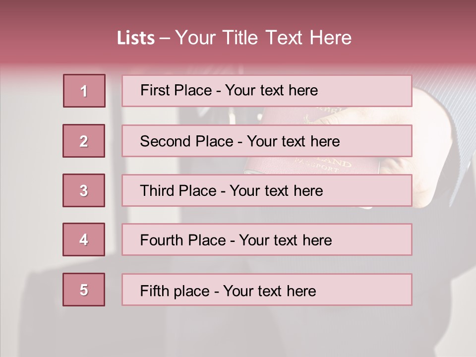 Security Male Board PowerPoint Template