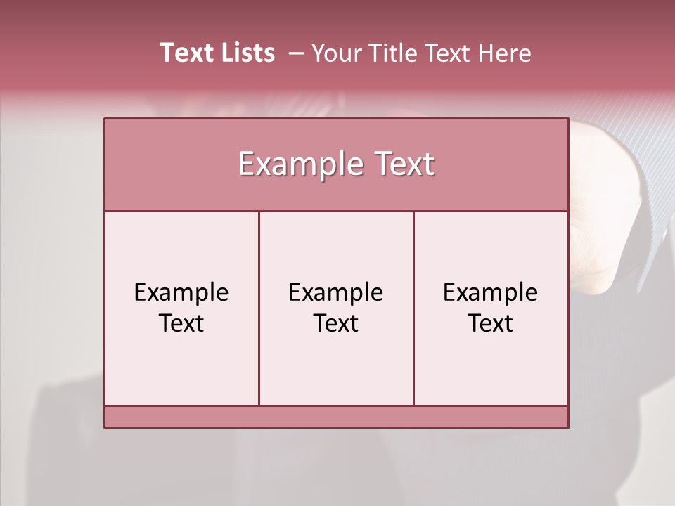 Security Male Board PowerPoint Template