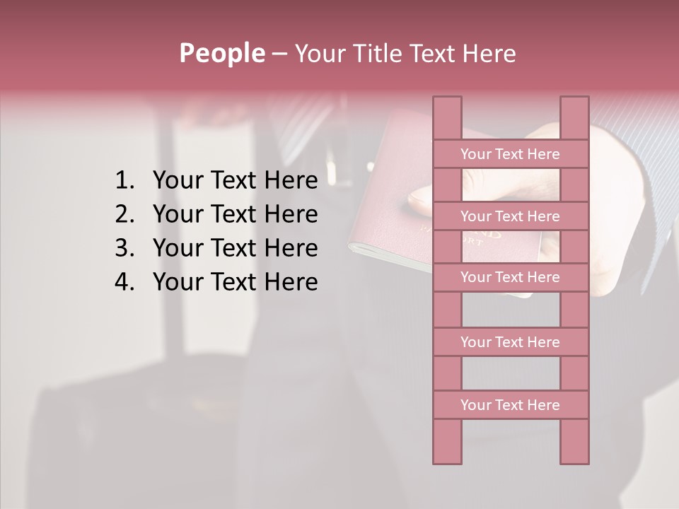 Security Male Board PowerPoint Template