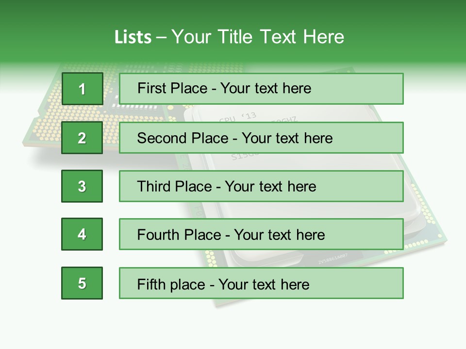 Board Computer Technology PowerPoint Template