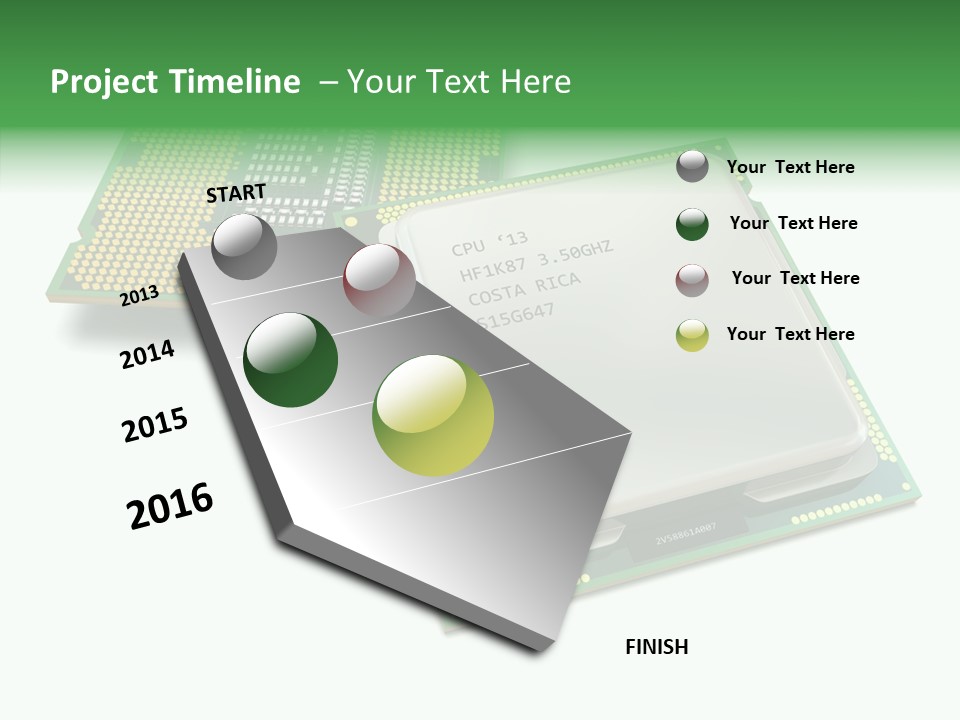 Board Computer Technology PowerPoint Template