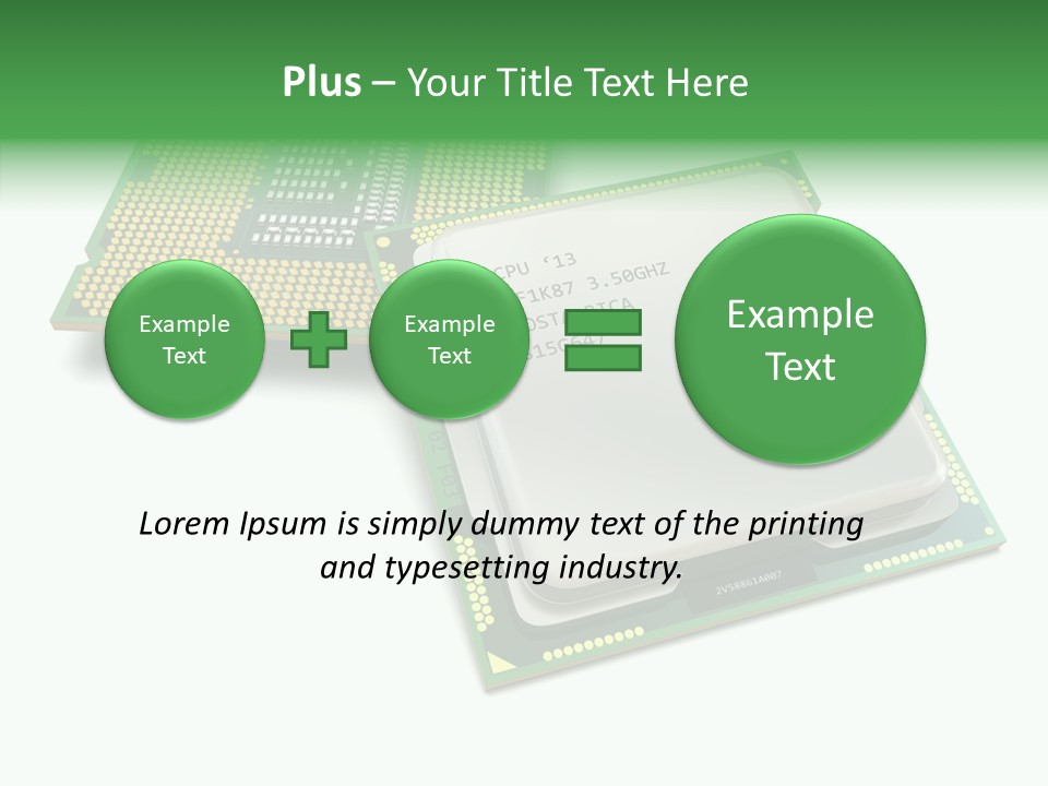 Board Computer Technology PowerPoint Template
