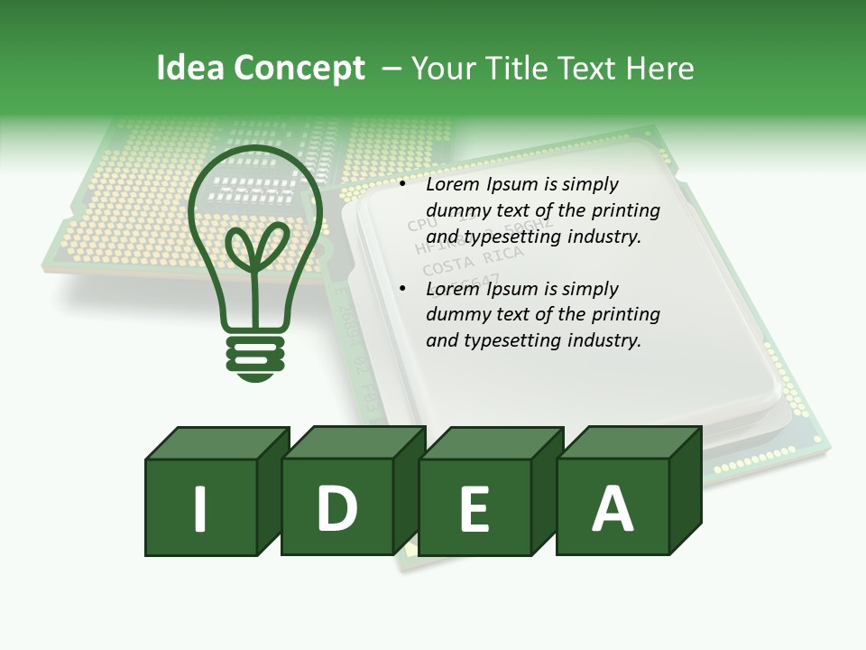 Board Computer Technology PowerPoint Template