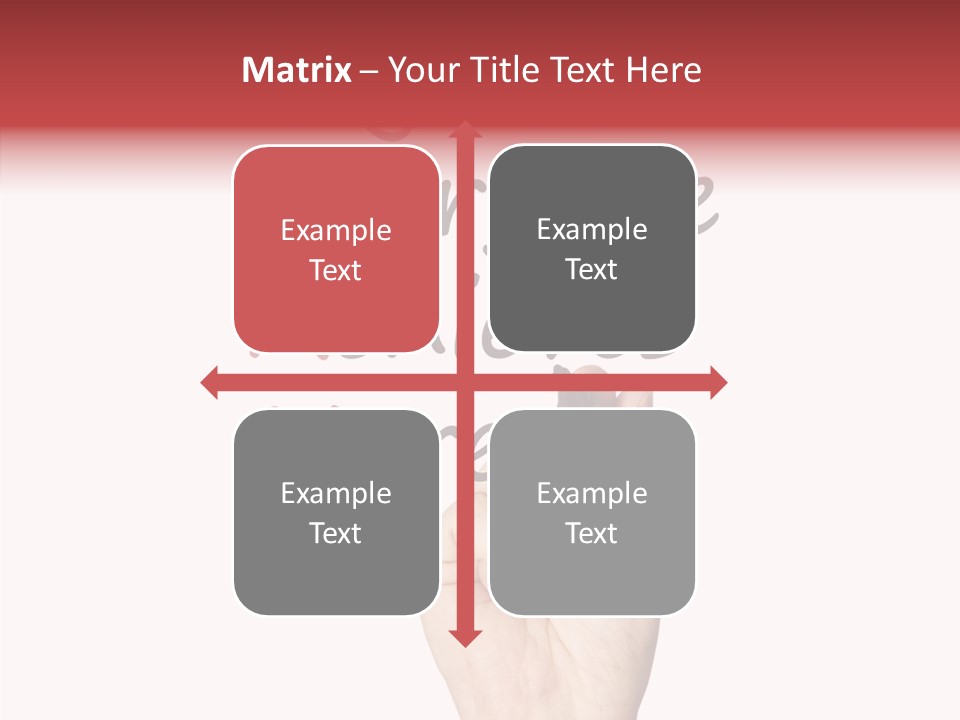 A Hand Writing On A Whiteboard With The Words Together Everyone Achieves More PowerPoint Template