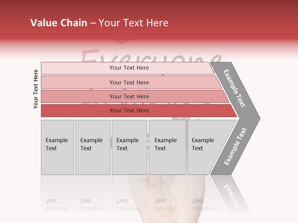 A Hand Writing On A Whiteboard With The Words Together Everyone Achieves More PowerPoint Template
