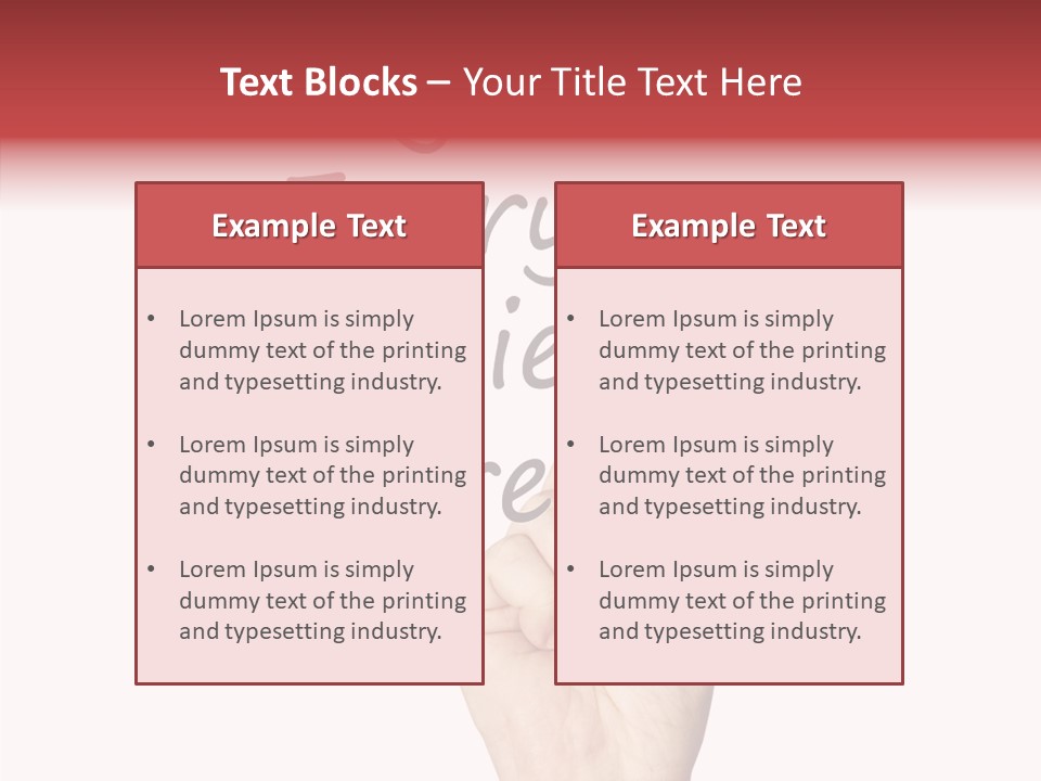 A Hand Writing On A Whiteboard With The Words Together Everyone Achieves More PowerPoint Template