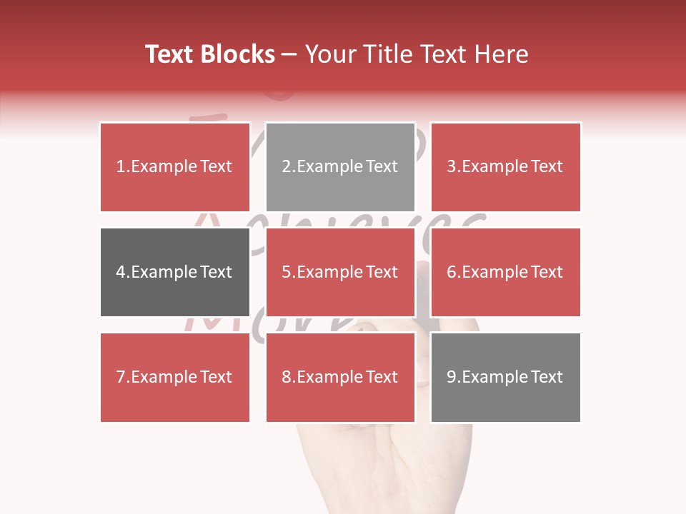 A Hand Writing On A Whiteboard With The Words Together Everyone Achieves More PowerPoint Template
