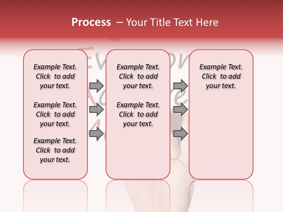 A Hand Writing On A Whiteboard With The Words Together Everyone Achieves More PowerPoint Template