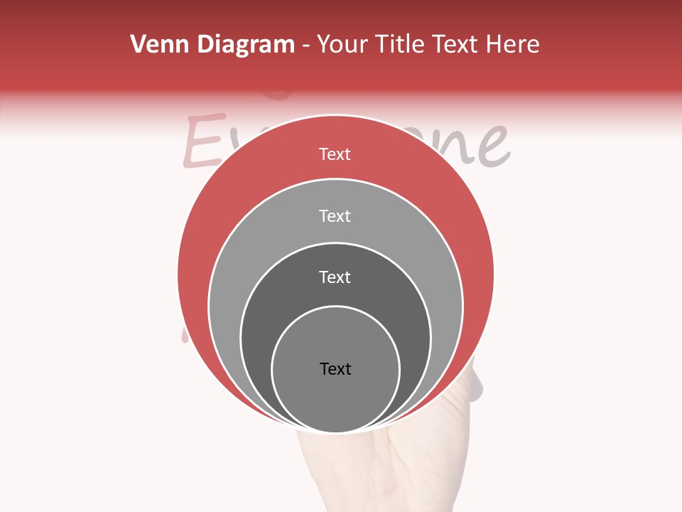 A Hand Writing On A Whiteboard With The Words Together Everyone Achieves More PowerPoint Template