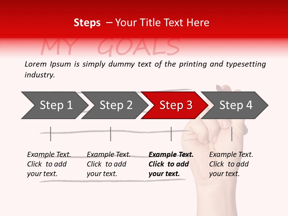 Young Men Tomorrow Suit PowerPoint Template