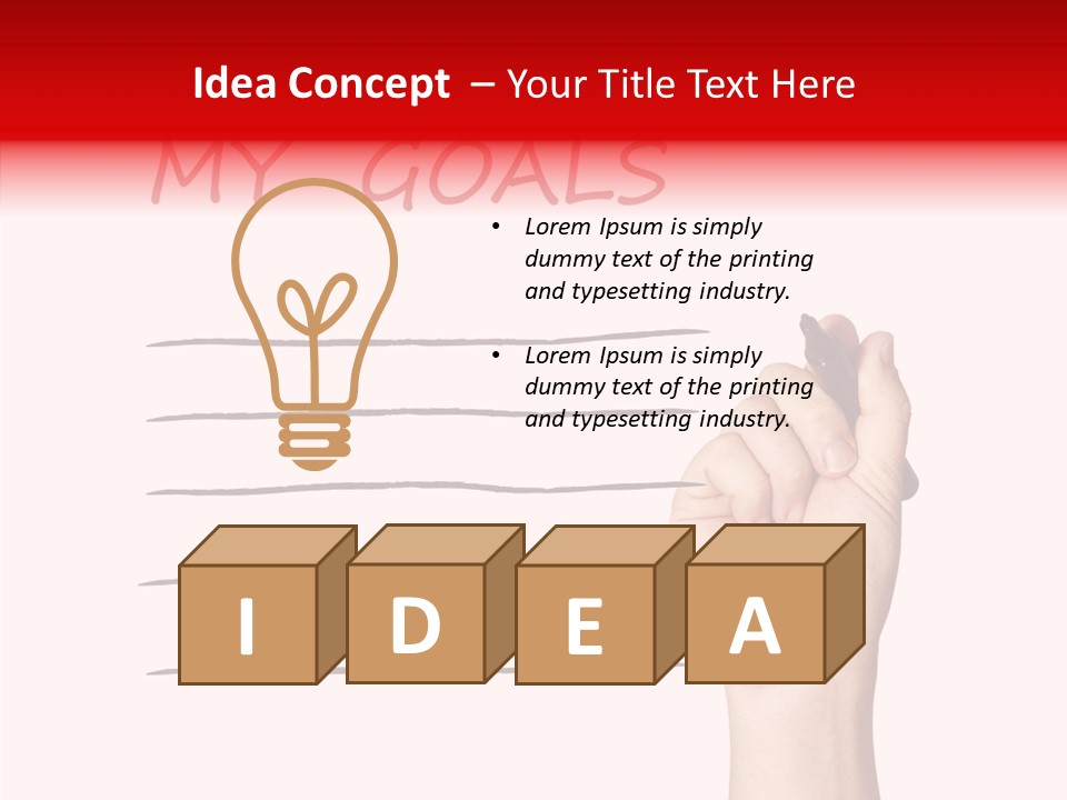 Young Men Tomorrow Suit PowerPoint Template