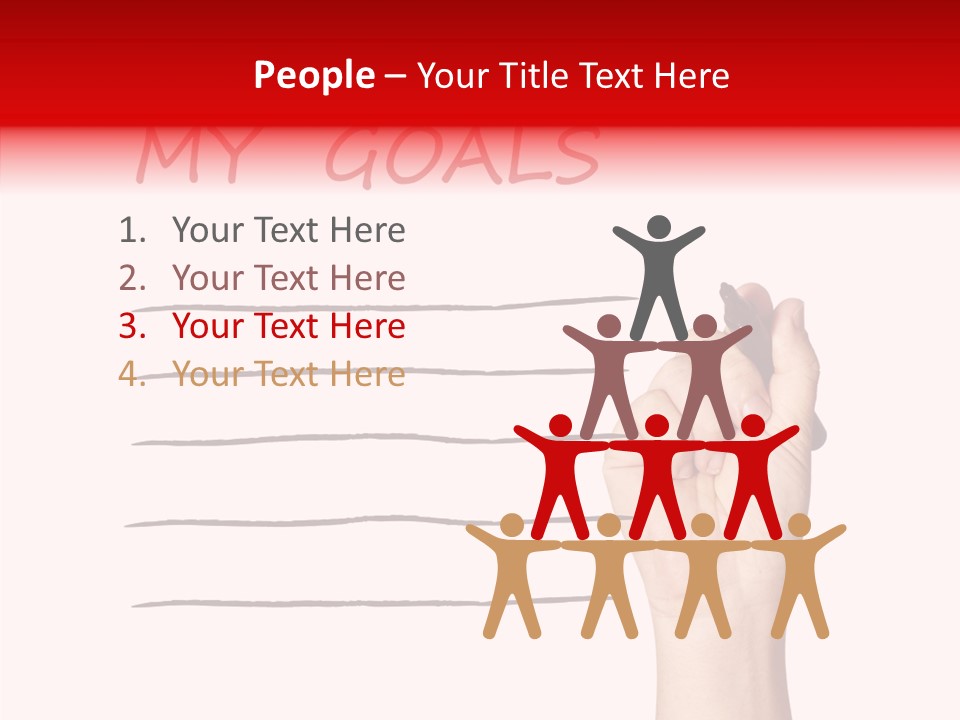 Young Men Tomorrow Suit PowerPoint Template